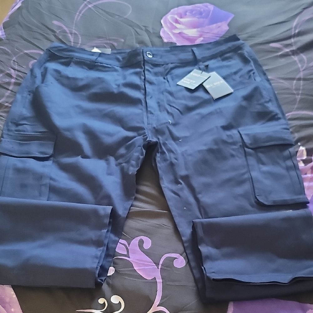 Men's Navy Cargo Pants